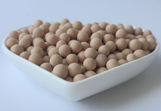 Sấy khô bằng không khí Sàng phân tử Loại 3A Alumina Silicat Độ bền nghiền