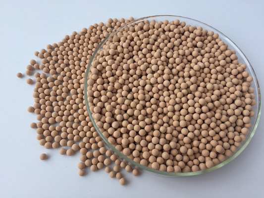 Rây phân tử thương mại Loại 4A dạng hạt với độ hấp phụ độ ẩm ≥21% 25kg / Bao