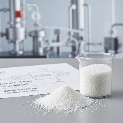 Chất hấp thụ lọc phân tử với khối lượng lỗ 0.35-0.45ml/g và ổn định nhiệt lên đến 400 °C cho tách khí hóa dầu